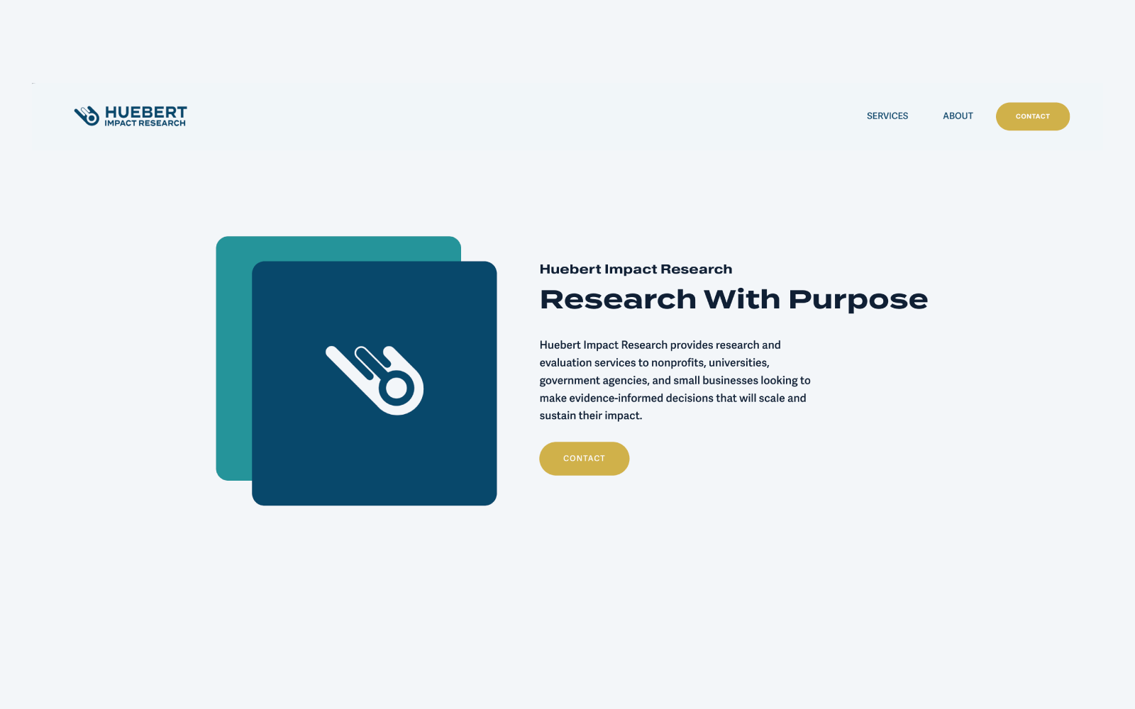 Huebert Impact Research website homepage