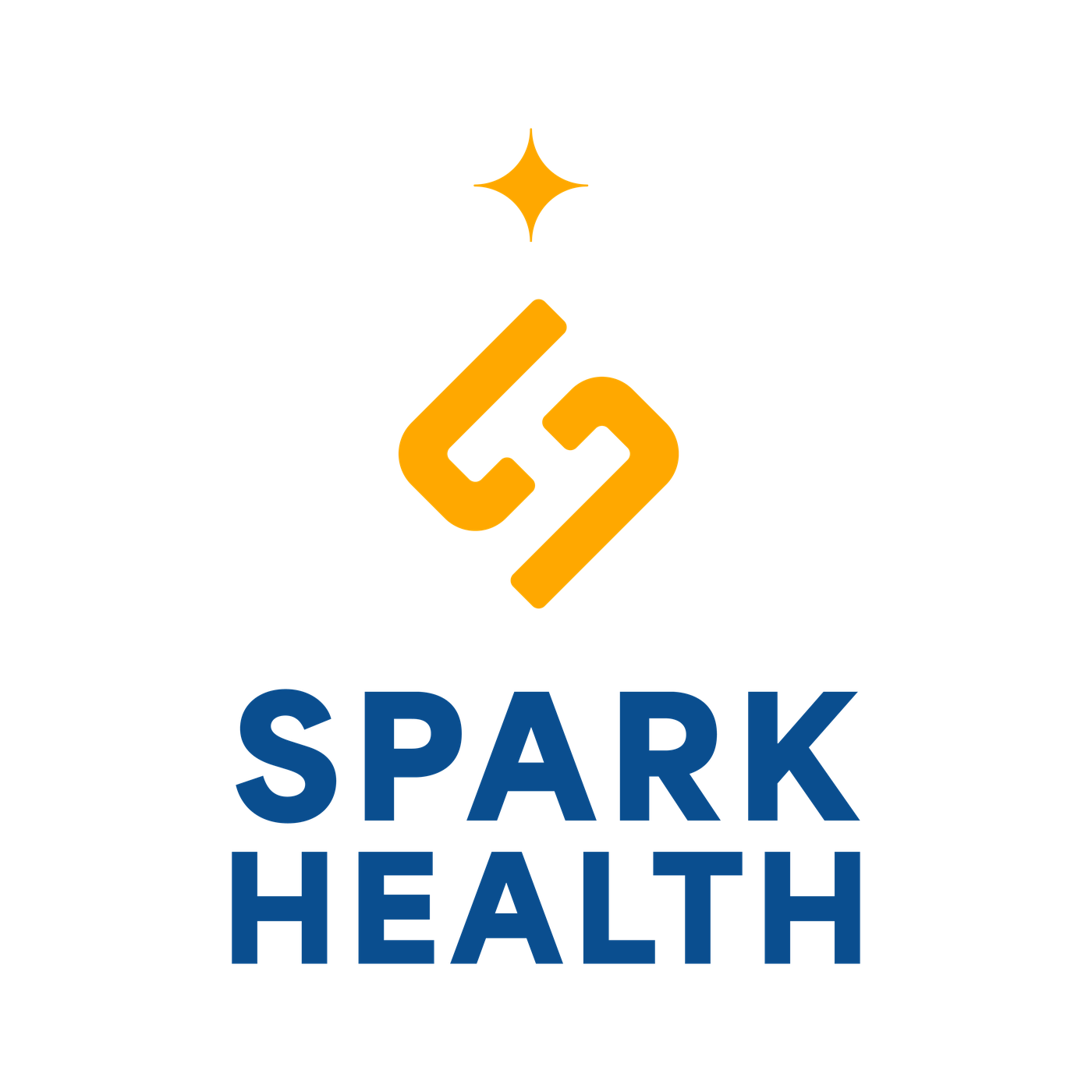 Round 2 concept — the S, H, and star mark that was chosen, stacked with the wordmark